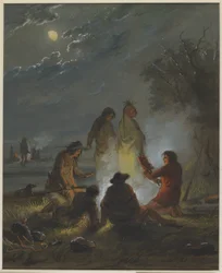 Camp Fire, Preparing the Evening Meal