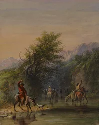 Caravan Taking to Water
