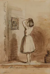 Carrie. Toilet at the Broken Mirror
