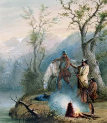 Roasting the Hump Rib, 1837