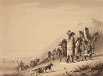 Snake Indians Migrating