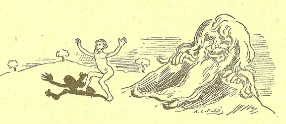 Illustration of Alfred Le Petit (1841-1909) in Gros-Jean and his cure