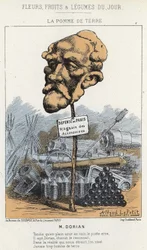 La Potato: Cartoon on Dorian - ill. from 20/01/1871 in 