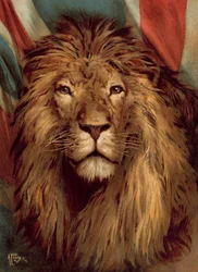 The British Lion Awake