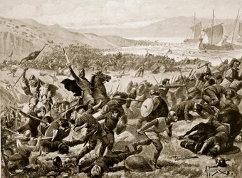 The great battle of Brunanburh (illustration from 