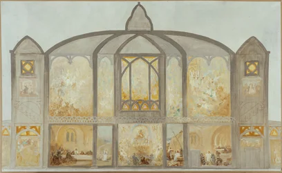 Sketch for Saint-Jean de Montmartre Church, circa 1900