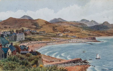 Criccieth Bay from the Castle