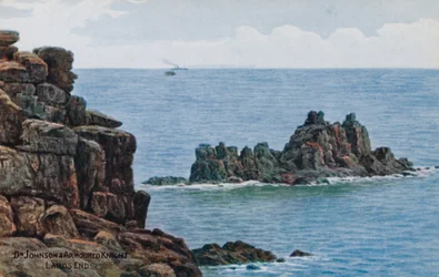 Dr Johnson and Armoured Knight, Lands End