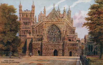 Exeter Cathedral. West Front