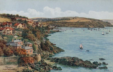 Fowey, from Castle Hill