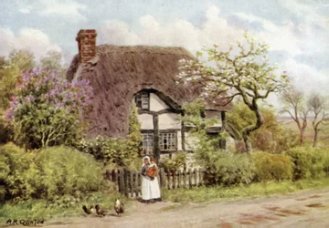 Lilac and Apple Blossoms, Harvington, Worcester