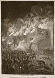 Fall of the Alamo, from a book pub. 1896
