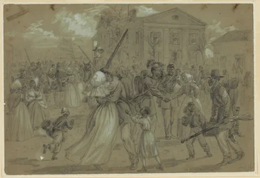 African American Soldiers Mustered Out at Little Rock, Arkansas