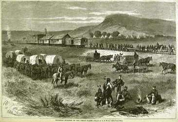 Railroad Building on the Great Plains, from 