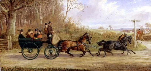 A Brake and Four going to a Meet
