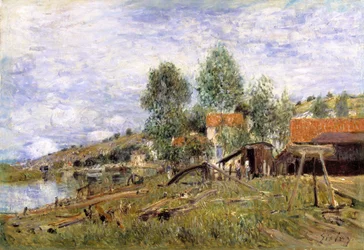 Boatyard at Saint-Mammes