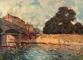 Bridge at Hampton Court, 1874, 1937.