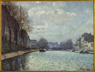 The Canal St. Martin, Paris