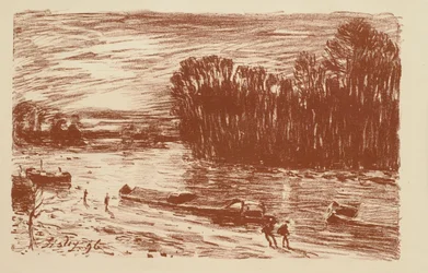 The Loing near St. Mammès