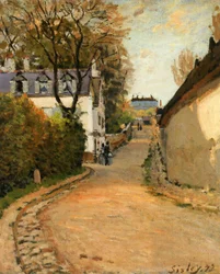 Rue de la Princesse, Louveciennes, looking North, c.1873