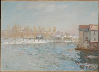 The Loing and the Mills of Moret, Snow Effect