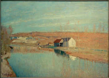The Loing and the Hills of St. Nicaise - March Sun