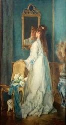 Alfred Stevens, Girl before the Mirror