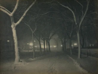 An Icy Night, New York
