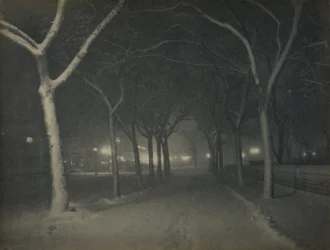 An Icy Night, New York