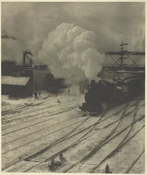 The Railroad Yard, Winter, 1903