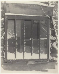 Window: Wood, Glass, Snow