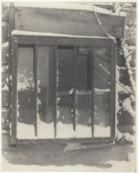 Window: Wood, Glass, Snow