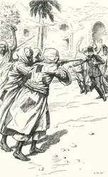 Murder of General Charles George Gordon by the Mahdists, Khartoum, Sudan, 1885