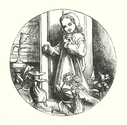 Title-page illustration for Stories and Tales by Hans Christian Andersen