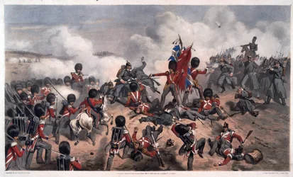 Scene from the Battle of the Alma on September 20