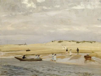 Figures on a Beach