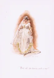 But oh, she dances such a way!, from Some Old Love Songs published by Hildesheimer & Faulkner, 1892