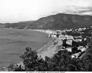Panoramic view of the City of Alassio, Province of Savona, c. 1915-20