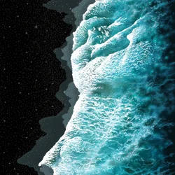 Cosmic Ocean Waves