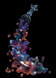 Cosmic Space Squid