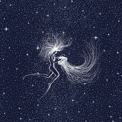 Ethereal Cosmic Woman