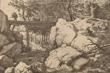 Goat on a Small Bridge, probably c. 1645-1656
