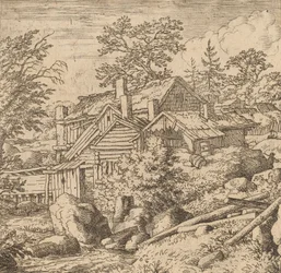 Hamlet on a Mountain Side