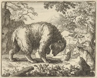 Renard Promises the Bear to Take Him to a Place Where He Will Find Honey