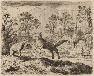 The Badger Imposes a Penance on Reynard