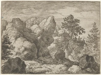The Pointed Rock, 17th century