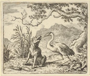 The Stork Removes a Bone from the Wolf