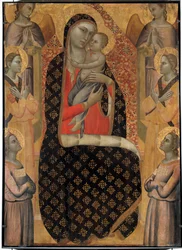 The Majestic Virgin Surrounded by Six Angels