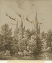 Lichfield Cathedral - South West View