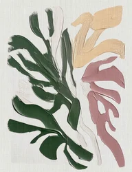 Abstract Monstera Leaves